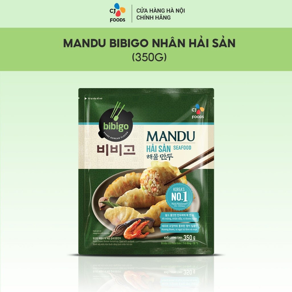 Bánh xếp Mandu Hàn Quốc Bibigo 350g