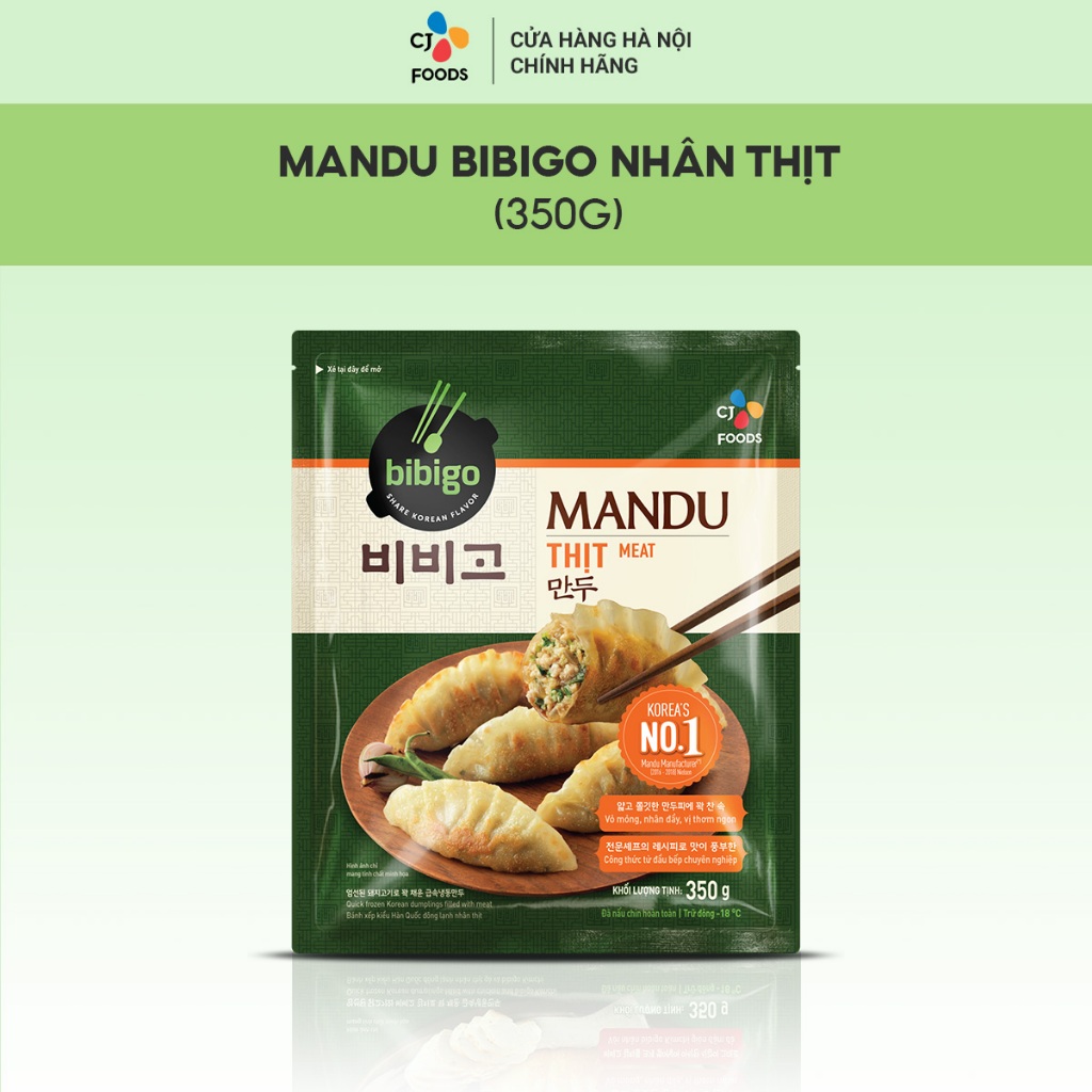 Bánh xếp Mandu Hàn Quốc Bibigo 350g