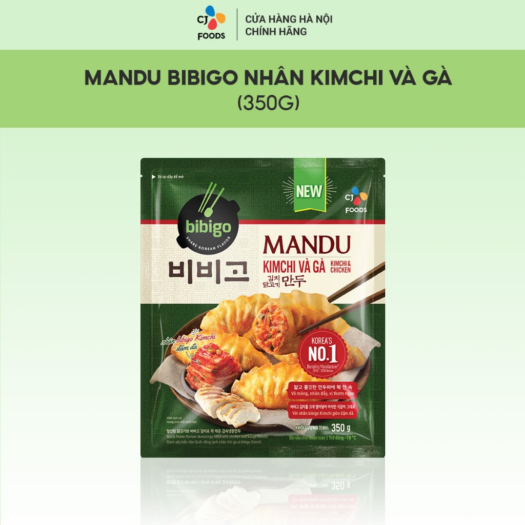 Bánh xếp Mandu Hàn Quốc Bibigo 350g