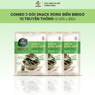 Snack Rong biển ăn liền Hàn Quốc Bibigo