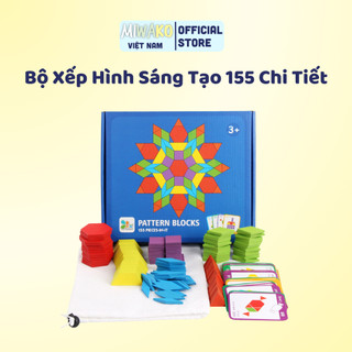 Bộ xếp hình sáng tạo 155 chi tiết