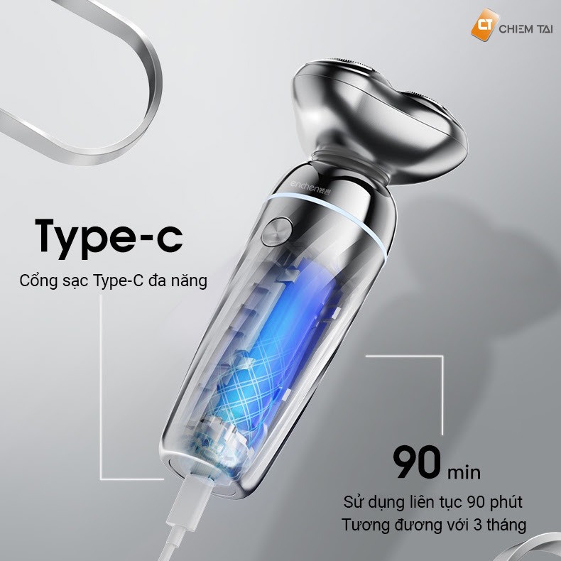 Máy cạo râu Enchen Silver X7