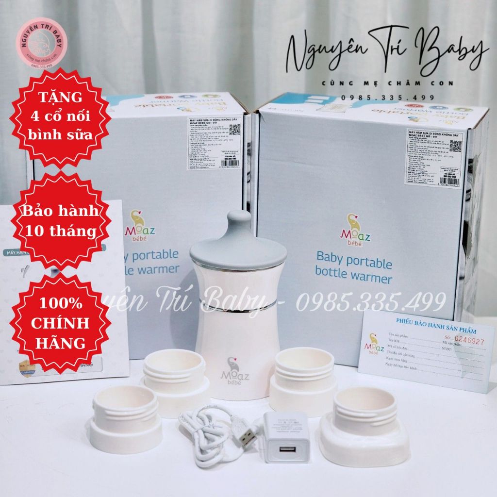 Máy hâm sữa cầm tay Moaz bebe MB041