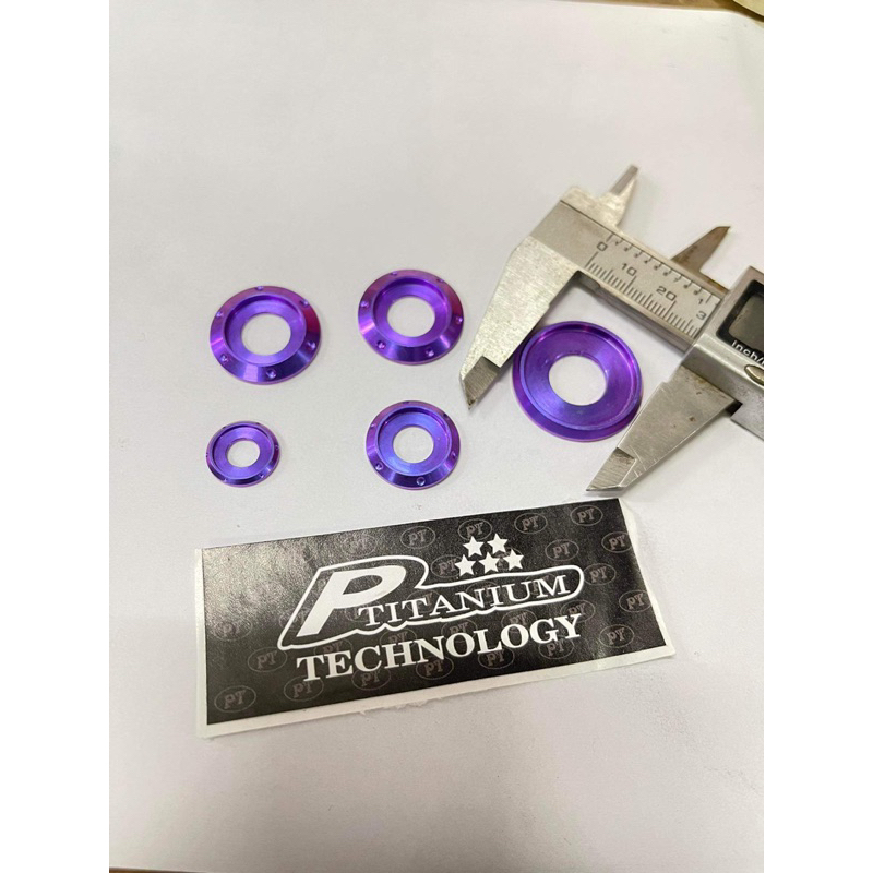 Ptitanium gr5 lông đền titan 6li 8li 10li 12li