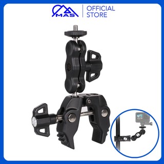 Kẹp đầu bi magic arm đa năng bằng kim loại chắc chắn cho gopro máy ảnh