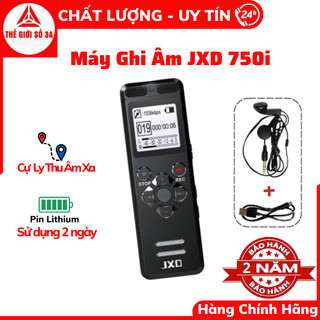 Máy ghi âm JXD750i bộ nhớ 8G ,máy ghi âm liên tục lên tới 36 giờ ,máy ghi khoảng cách xa lọc âm tốt loa ngoài nghe to dõ
