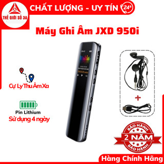 Máy ghi âm jxd 950i bộ nhớ 16g hỗ trợ cắm thẻ nhớ 32g ,ghi âm xa ,lọc âm tốt ,ghi âm liên tục 4 ngày - bảo hành 24 tháng