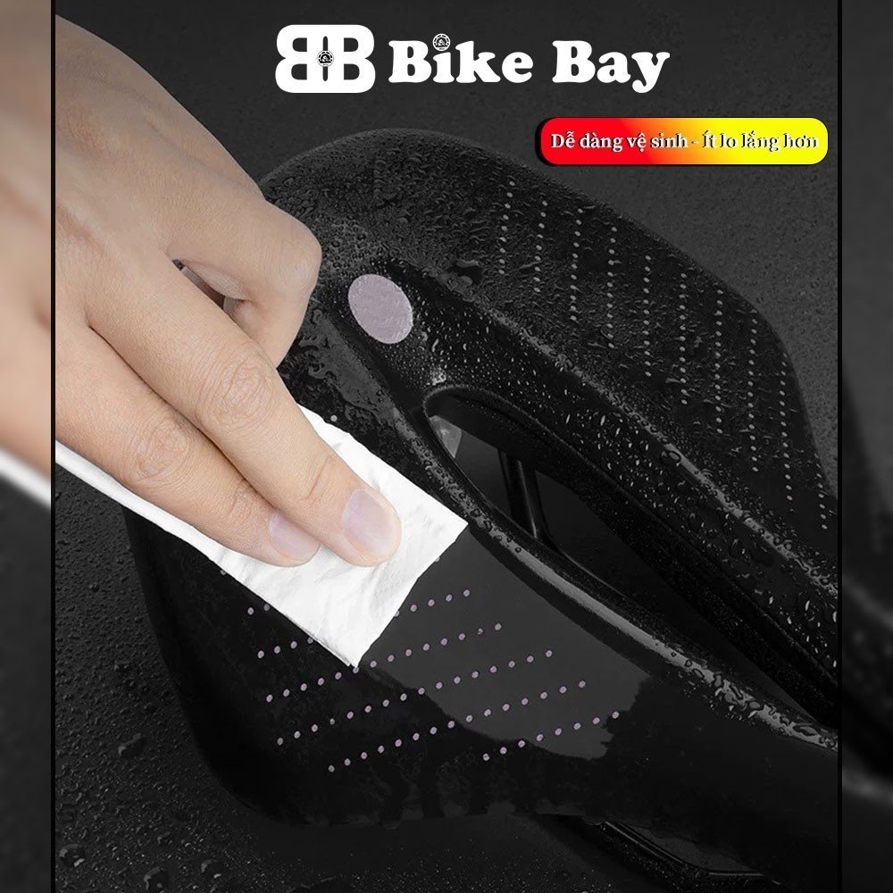 Yên xe đạp thể thao, yên xe đạp đua chấm bi sang trọng