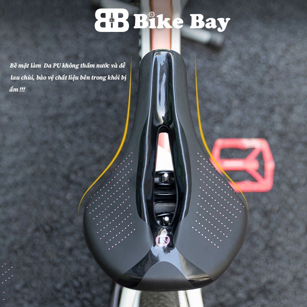 Yên xe đạp thể thao, yên xe đạp đua chấm bi sang trọng