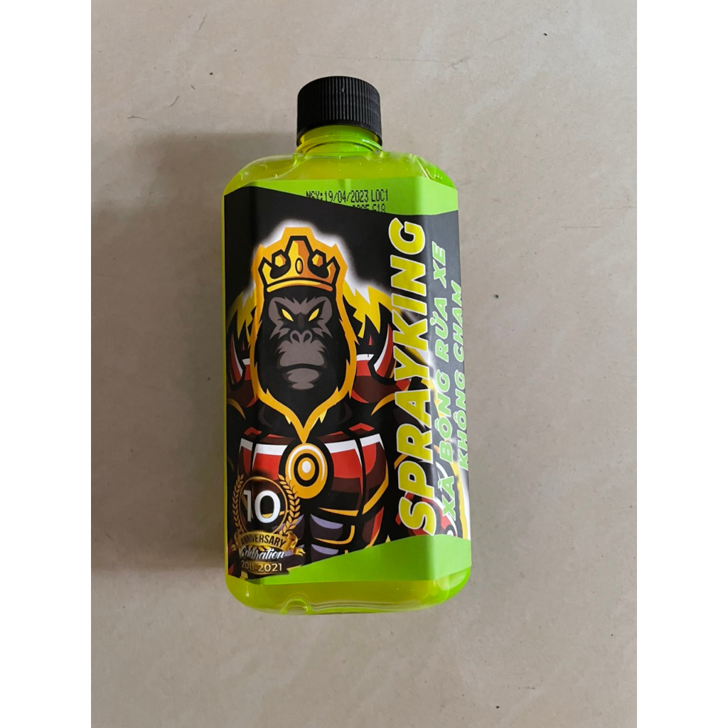 Xà bông rửa xe không chạm Sprayking Super Wash và bao tay rửa xe 2 mặt