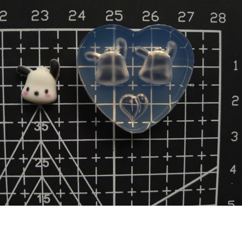 Chó nhiều kiểu - Khuôn làm charm trang trí móng