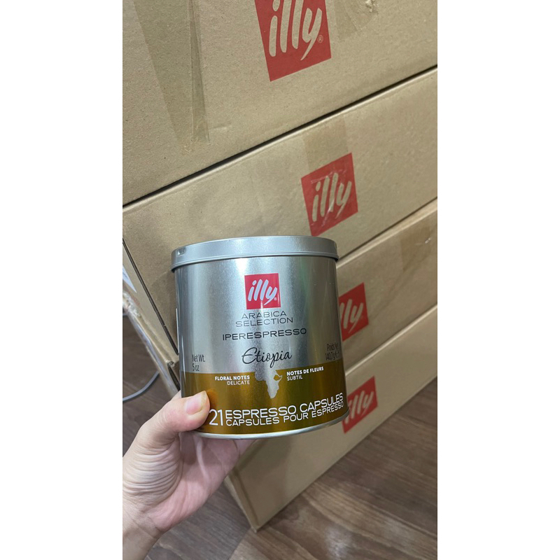 Cafe viên nén ILLY IPERESPRESSO hộp sắt 21 capsules