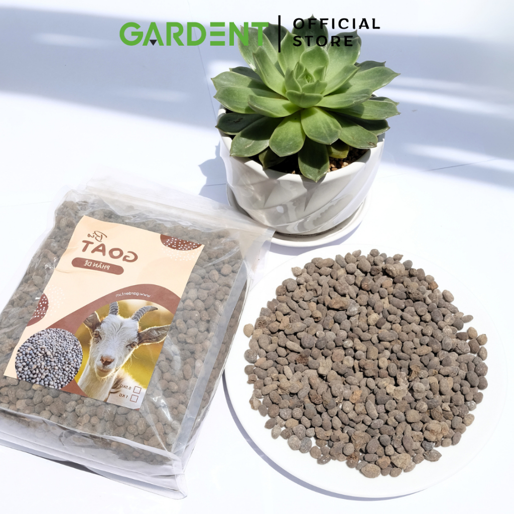 Phân Dê Hữu Cơ GARDENT Phân Vi Sinh Đã Qua Xử Lý Bao 0.5Kg 1Kg Dùng Cho Hoa Lan Và Cây Trồng