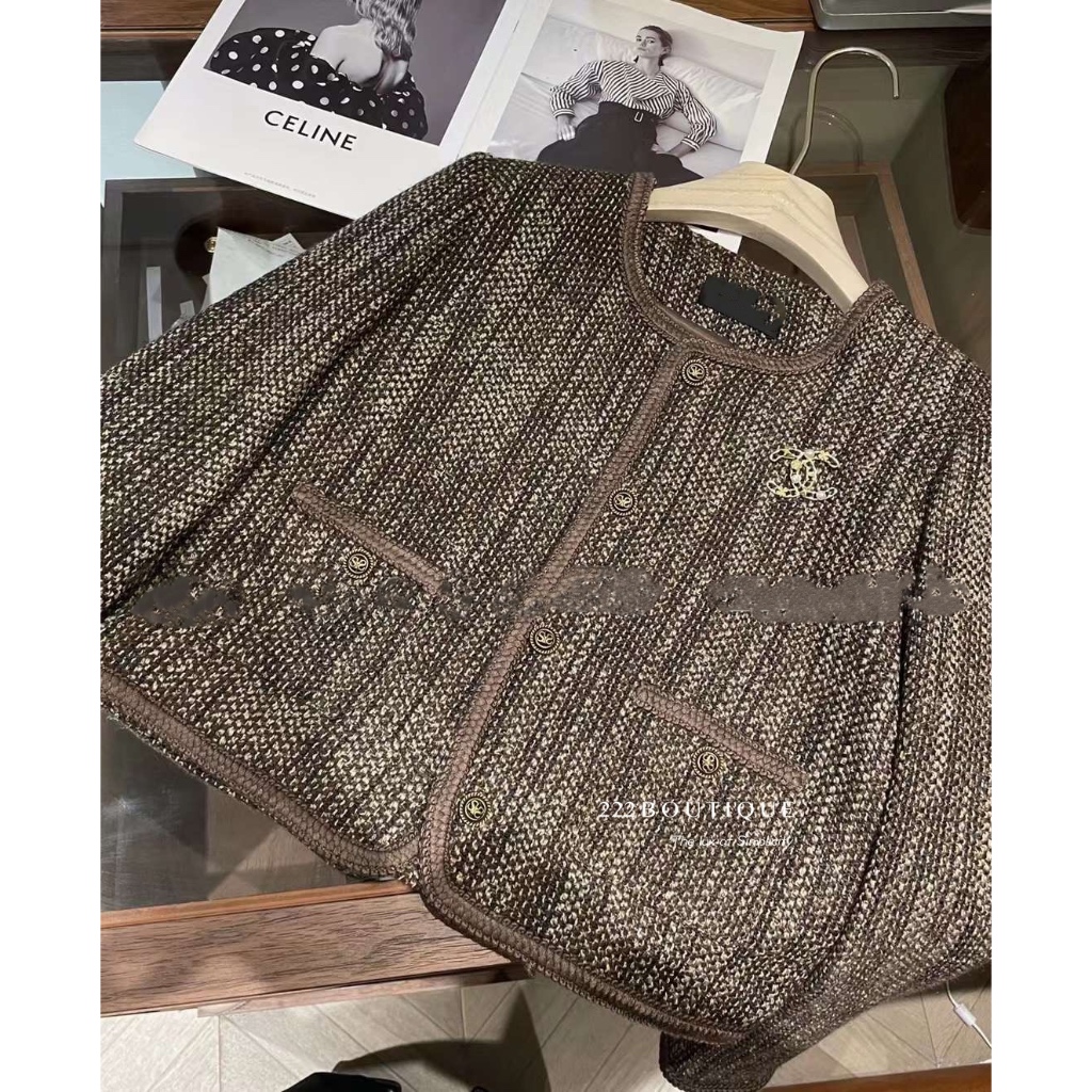 ÁO tweed Mosaic 23158 viền