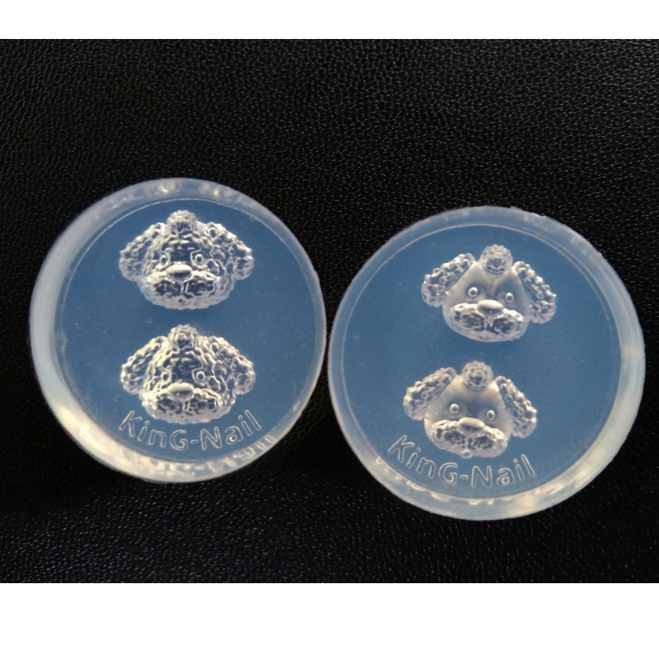 Chó nhiều kiểu - Khuôn làm charm trang trí móng