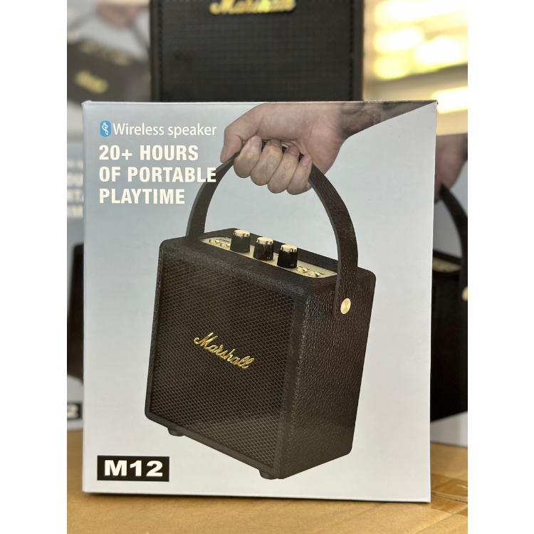 Loa bluetoooth Marshall Stockwell II chính hãng cao cấp,loa không dây Marshall M12 âm thanh đỉnh pin cực trâu có BH
