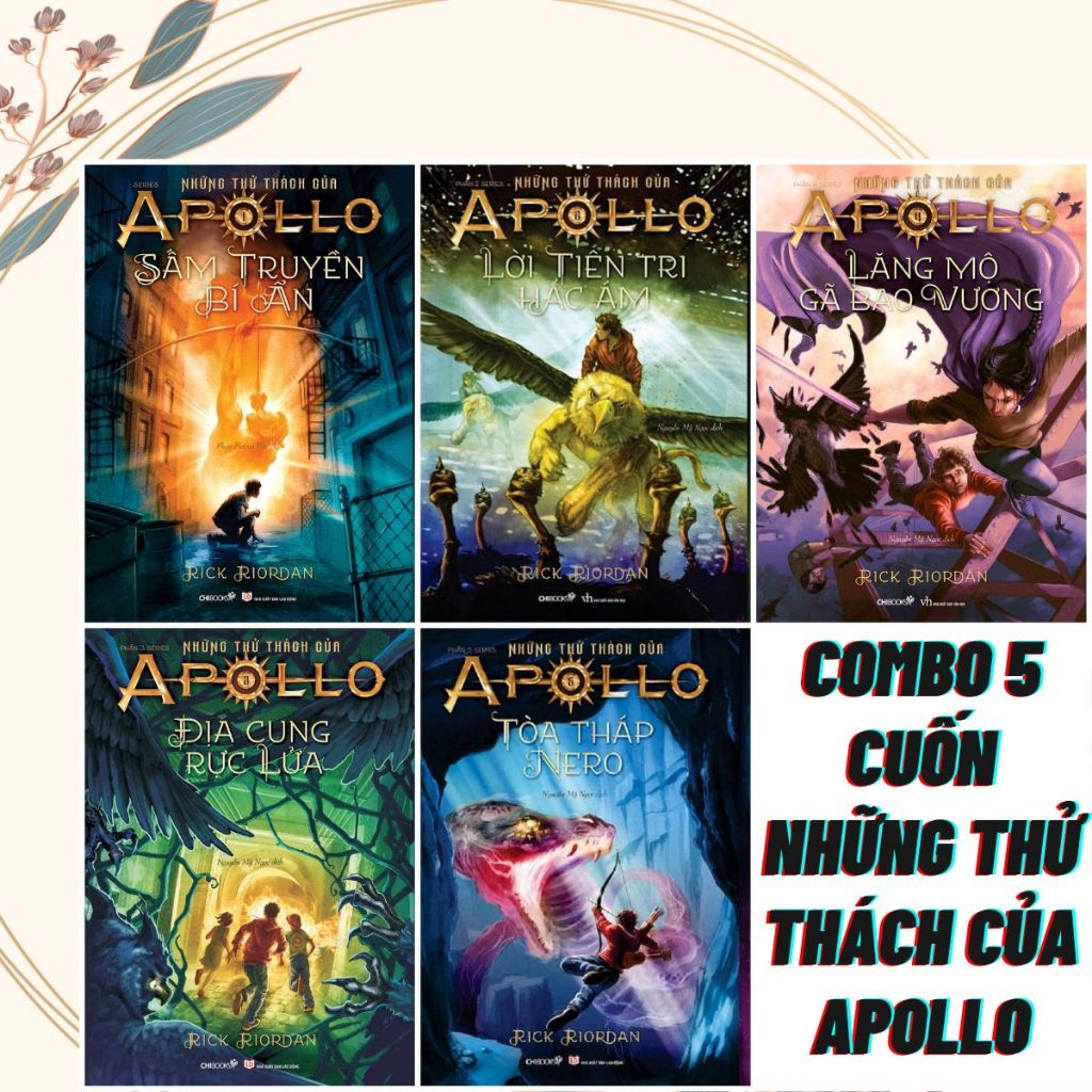 Sách: Combo 5 cuốn Những thử thách của Apollo