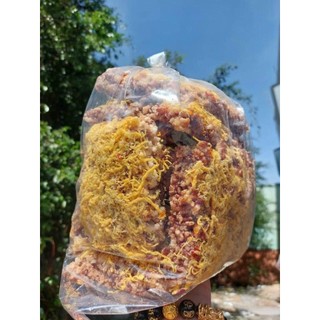 Cơm cháy gạo lứt bể chà bông 1kg - haobabanh