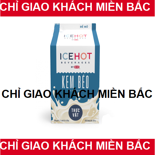 (Chỉ giao khách Miền Bắc)(Ko nhận khách miền trung+nam) Kem béo thực vật Rich lùn Icehot 454g