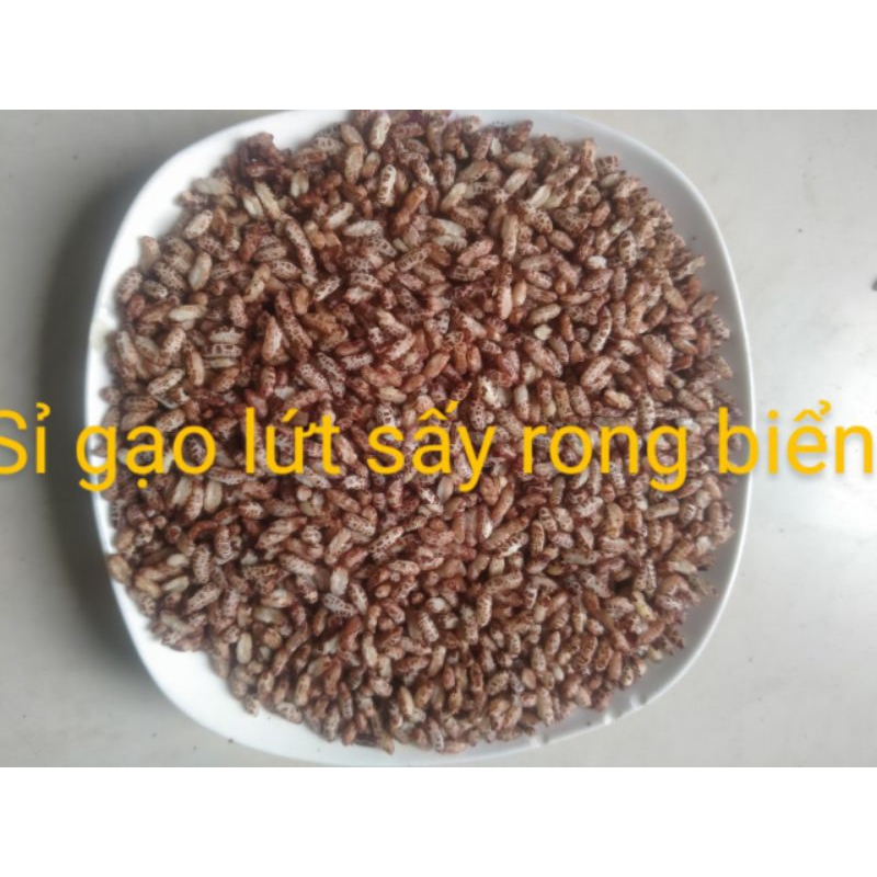 1 kg gạo lứt sấy nguyên vị đóng túi zip