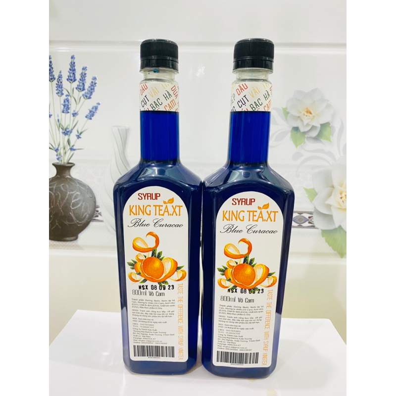 Siro Vỏ Cam KINGTEA.XT ( Chai Nhựa)-Chai 800ml