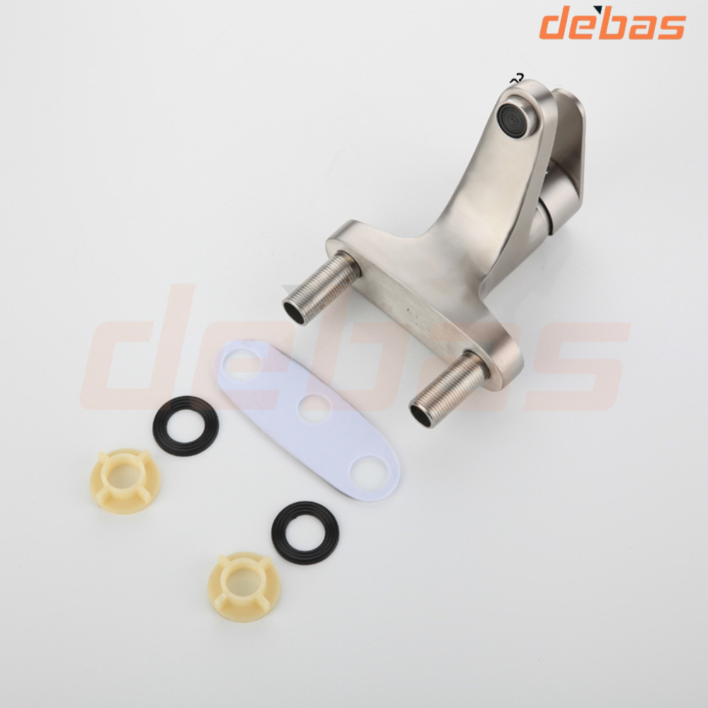 Vòi rửa mặt lavabo inox 304 nóng lạnh đúc nguyên khối Debas V5251