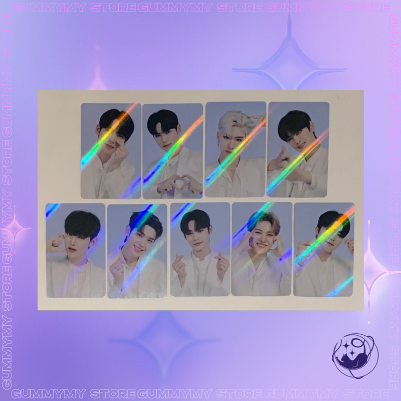 Zerobaseone  - MD Fancon ảnh bo góc trong pack trading chính hãng