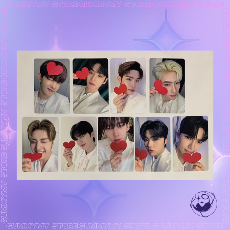 Zerobaseone  - MD Fancon ảnh bo góc trong pack trading chính hãng