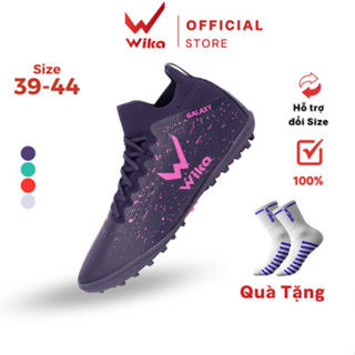 Giày Đá Bóng Nam Wika Galaxy Light Chính Hãng Thiết Kế Bề Mặt Vân Nổi,Đế Đinh Tròn Chống Trơn Trượt