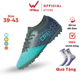 Giày Đá Bóng Wika Cp10,  Cho Sân Cỏ Nhân Tạo Chất Liệu Da Microfiber, Phù Hợp Mọi Lứa Tuổi, Đinh TF