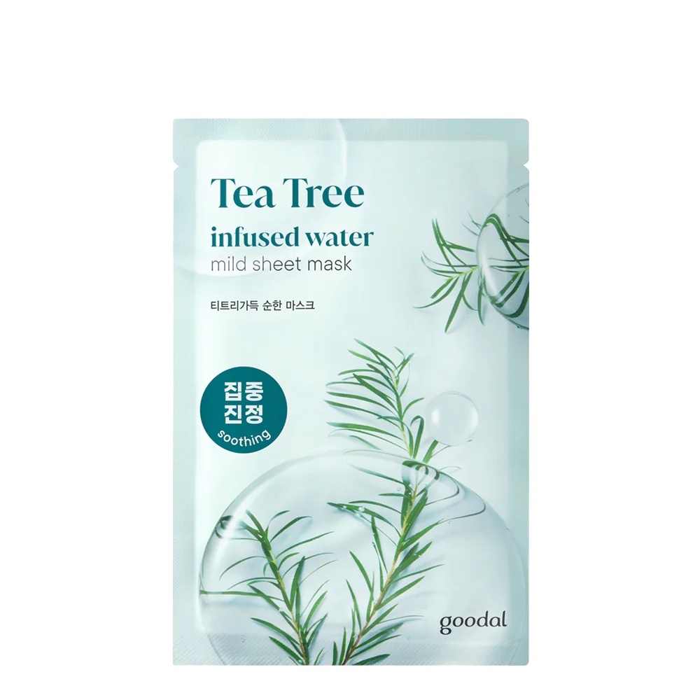 [Quà tặng không bán] 3 Mặt Nạ Giấy Làm Dịu Da Goodal Tee Trea Infused Water Mild Sheet Mask 20g