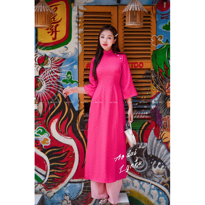 CT04- Áo dài đũi cách tân/ aodailynka88