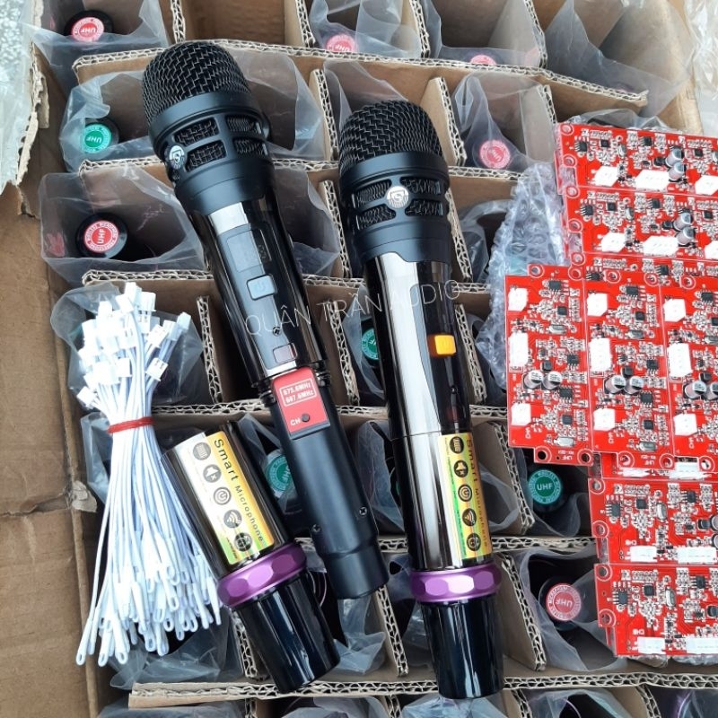 Micro loa kéo không dây Tần số UHF_full NHÔM