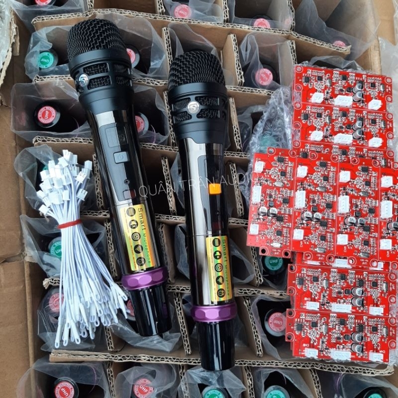 Micro loa kéo không dây Tần số UHF_full NHÔM