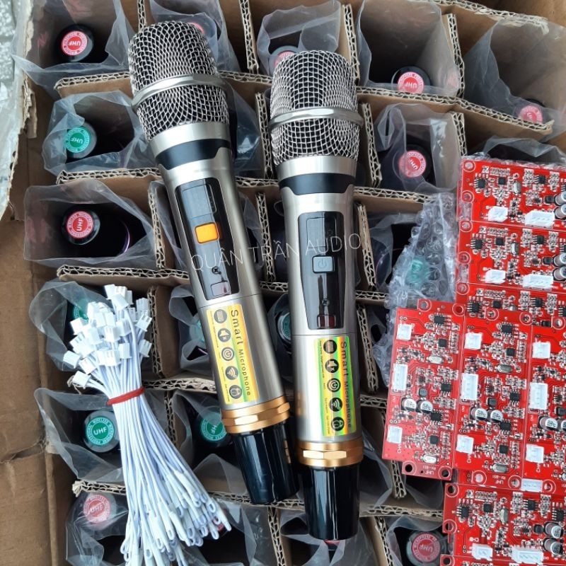 Micro loa kéo không dây Tần số UHF_full NHÔM