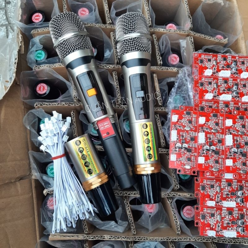 Micro loa kéo không dây Tần số UHF_full NHÔM