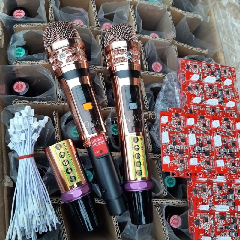 Micro loa kéo không dây Tần số UHF_full NHÔM