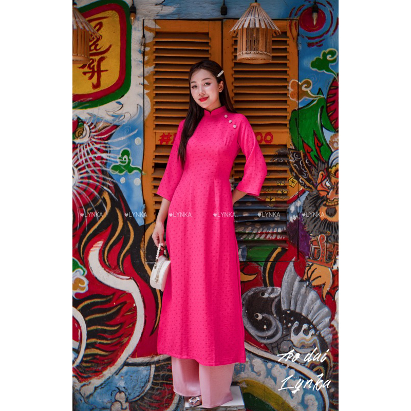 CT04- Áo dài đũi cách tân/ aodailynka88