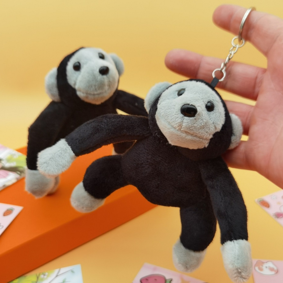 Móc khóa treo cặp, balo, túi xách hình chú chó, gấu bông xinh xắn đáng yêu MBL09