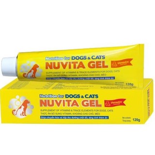 Gel Dinh Dưỡng NUVITA GEL bổ sung dinh dưỡng, vitamin, khoáng cho chó mèo 120g