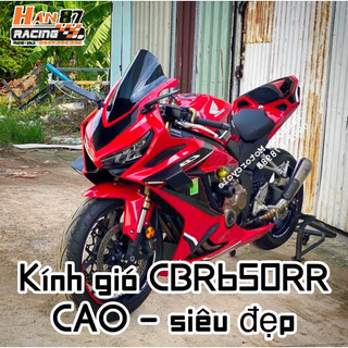 KÍNH CHẮN GIÓ HONDA CBR650RR  - kính thailand - vòm cao Bubble 2024