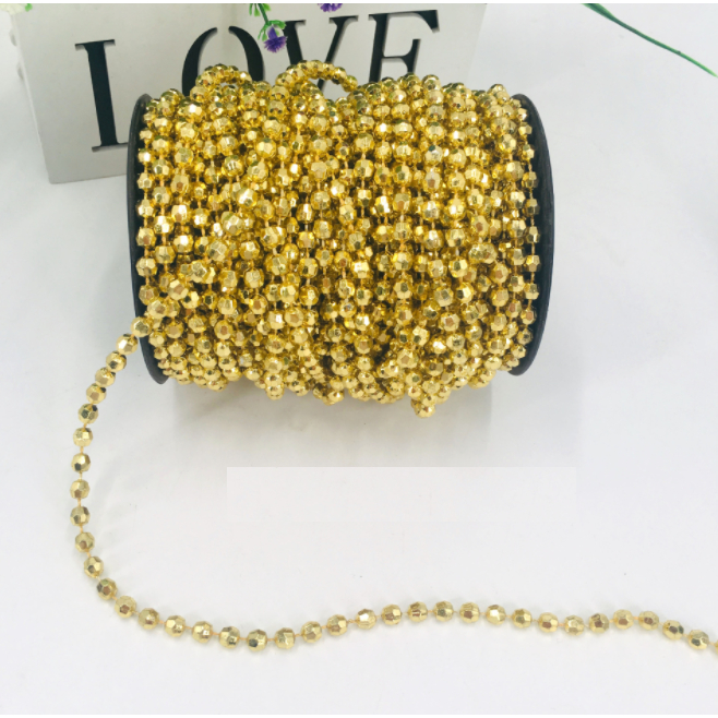 Chuỗi hạt tròn DC04 trang trí noel giáng sinh, phụ kiện handmade