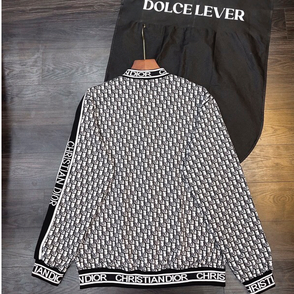 Áo khoác thu đông nam nữ Di.or bo viền nét căng đét. ảnh thật_40355