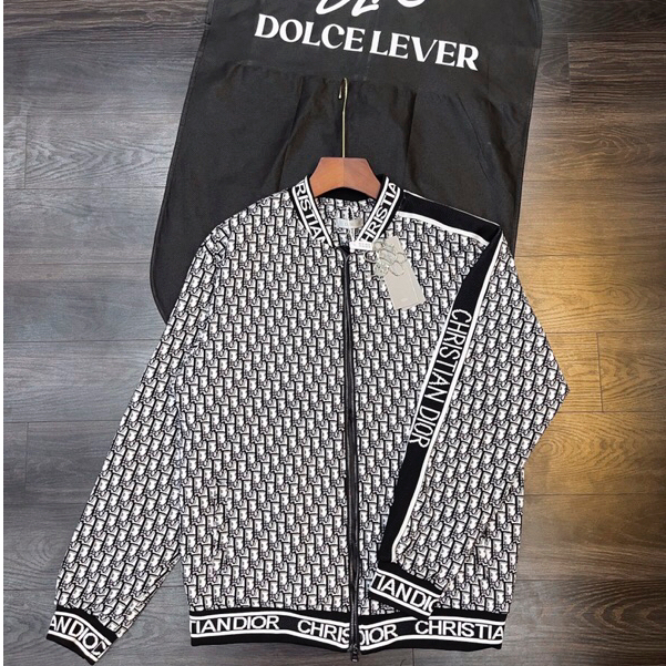 Áo khoác thu đông nam nữ Di.or bo viền nét căng đét. ảnh thật_40355