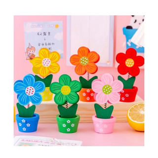 Set 6 kẹp gỗ treo ảnh hình bông hoa dễ thương
