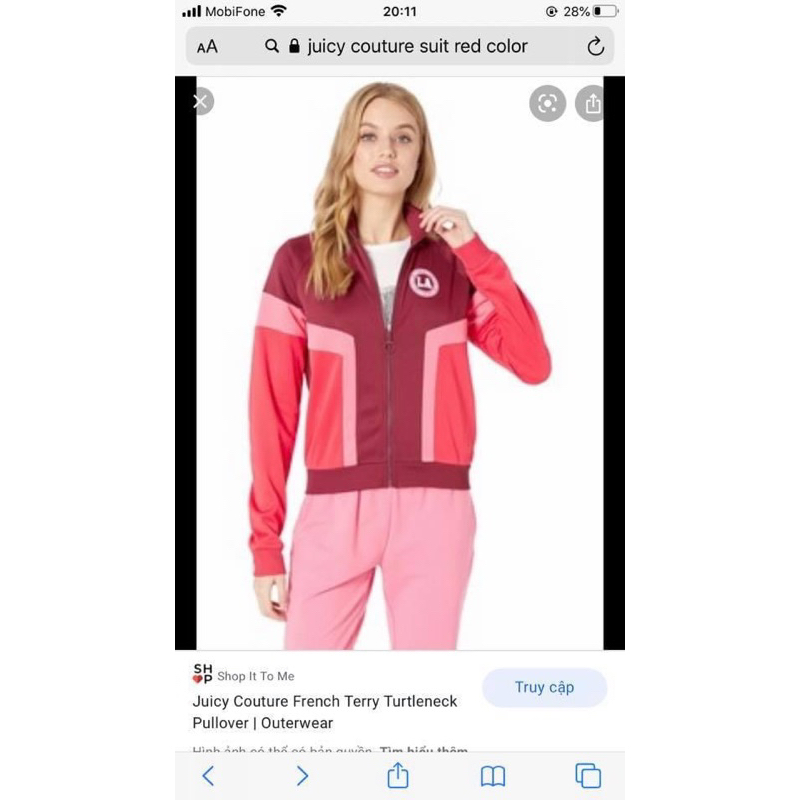 Khoác Juicy Couture xịn