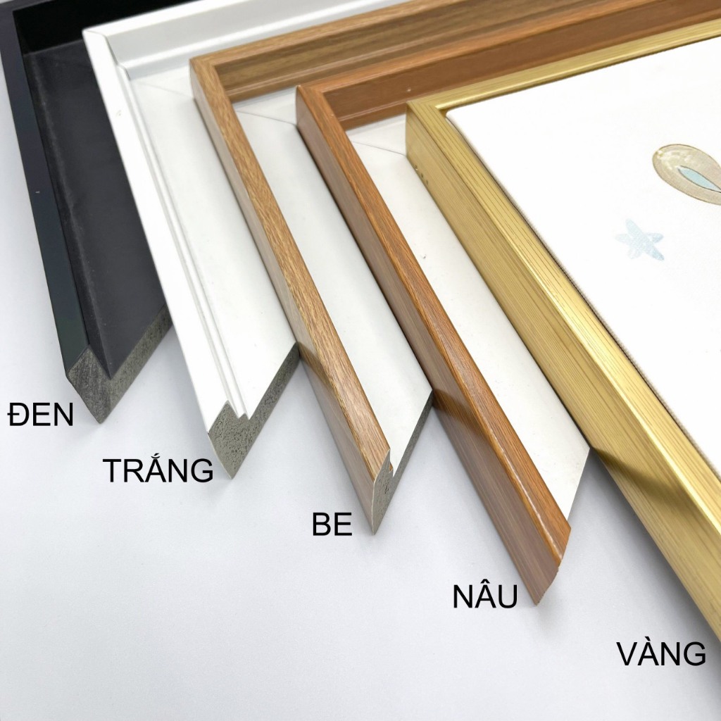 Bộ 3 tranh treo tường tranh Tâm - Thiện - An  trang trí nhà , phòng khách , phòng thờ , phòng ngủ ,...