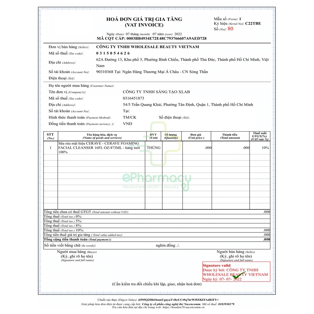 Sữa Rửa Mặt Cerave Cleanser Cho Da Dầu, Da Khô, Da Nhạy Cảm Bản Nội Địa Pháp 236ML Chuẩn Chính Hãng - Sue.Cosmetics