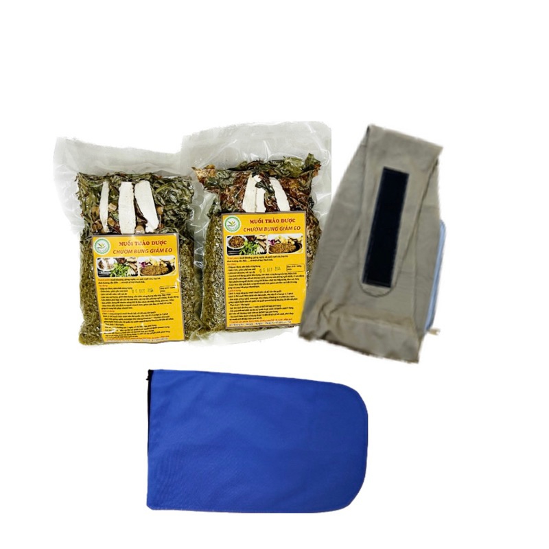 Đai quấn muối thảo dược cho mẹ bầu sau sinh.