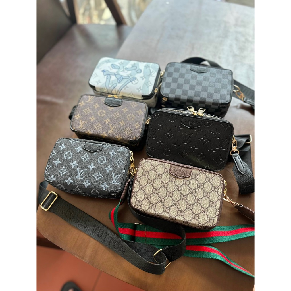 Túi đeo chéo thời trang Unisex cốp L.V sơn